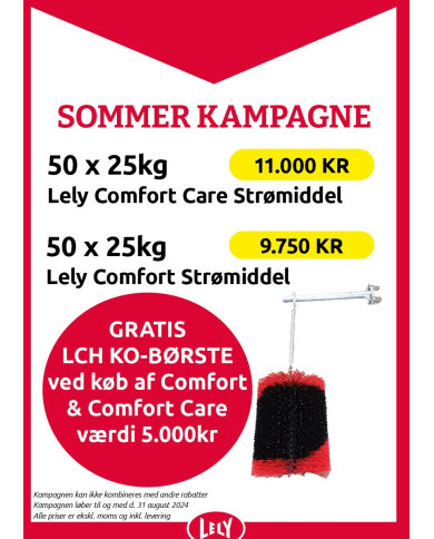 Sommerkampagne Lely Comfort incl LCH-kobørsten