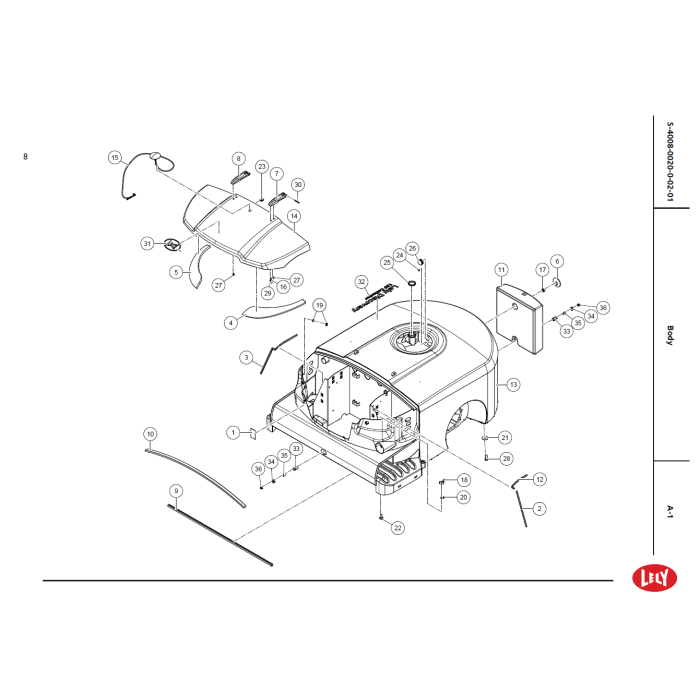 Topmøtrik 1/4" Lav