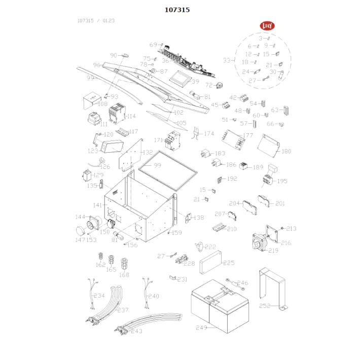 Relæ 12V DC 50A 9,5mm flad plug (Mixer hurtig)