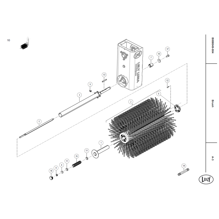 Trykfjeder D13860 Sort