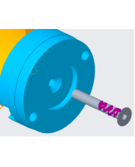 Unbrakobolt M10x70 UH Galv Sort