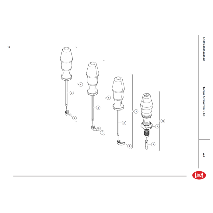 Skruetrækker Torx m. Bit For SAC M12 Kabel Ø15