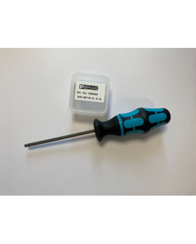 Skruetrækker Torx m. Bit For SAC M12 Kabel Ø16
