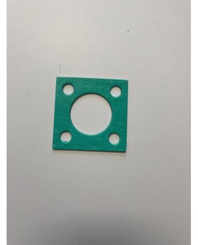Pakning 60x60 mm m. Ø35 hul