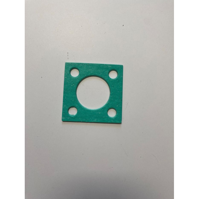 Pakning 60x60 mm m. Ø35 hul