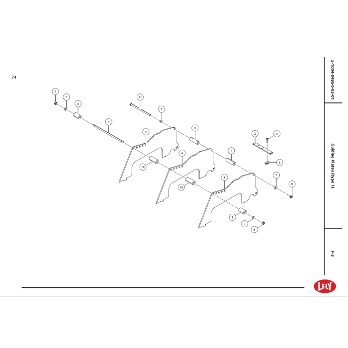 Skilleplade Hvid 1 stk. - Type 2