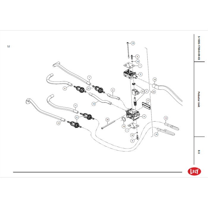 Plade for pulsatorhus