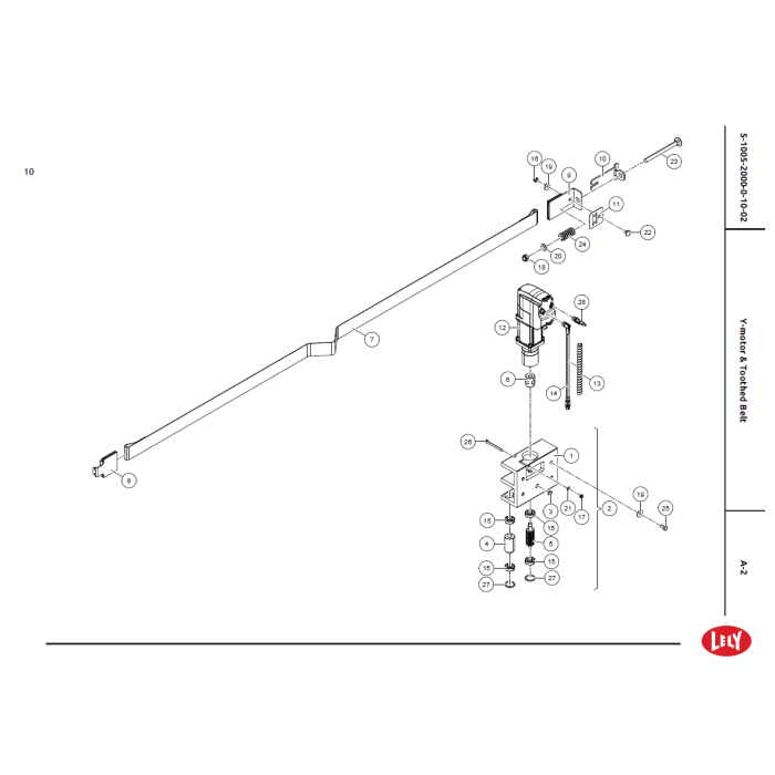Y-bælte - 211 cm.