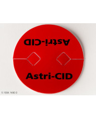 Mærkat Astri-Cid Rød