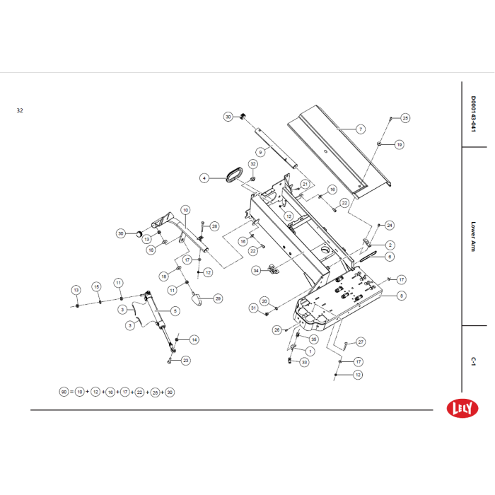 Stopklods Ø50x67 M10 RF