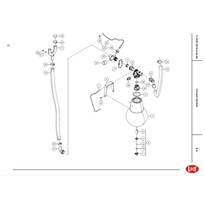 Undertryksventil 3/4"