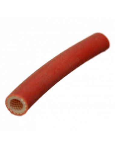 Slange rød armeret silikone